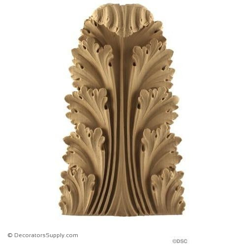 Acanthus-Roman 8H X 5W - 1-3/8Relief-ornaments-furniture-woodwork-Decorators Supply