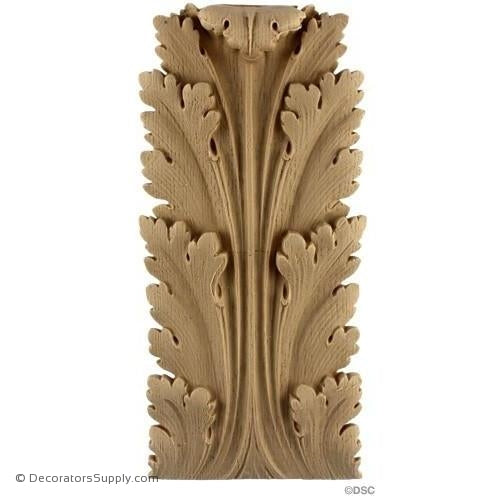 Acanthus-Louis XVI 9 1/4H X 4 5/8W - 7/8-5/16Relief-ornaments-furniture-woodwork-Decorators Supply