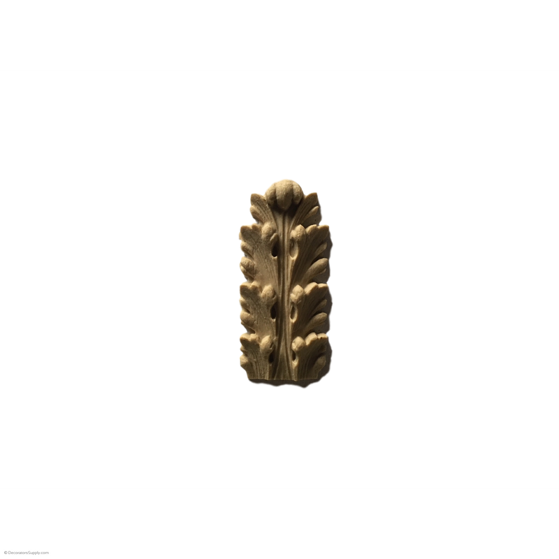 Acanthus-Ital. Ren 2H X 7/8W - 1/4-1/8Relief
