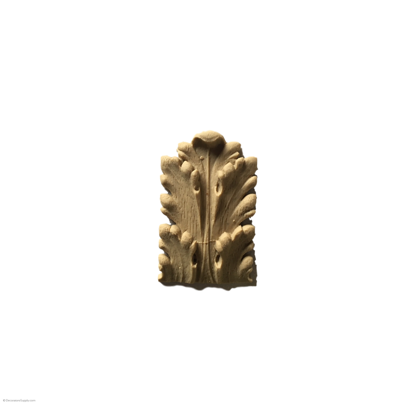 Acanthus-Ital. Ren 2H X 1 1/4W - 1/4-1/8Relief