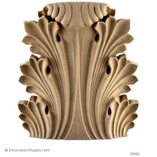Acanthus-Greek 7 7/8H X 7 3/8W - 1 1/2-1 1/Relief-ornaments-furniture-woodwork-Decorators Supply
