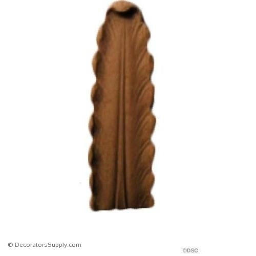 Palm Leaf-Roman 1 7/8H X 9/16W - 1/8Relief-ornaments-furniture-woodwork-Decorators Supply