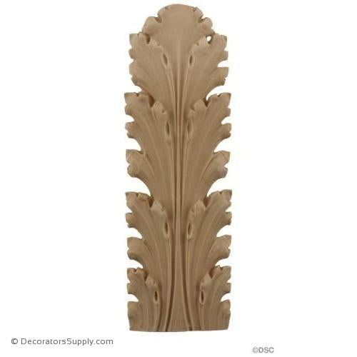 Acanthus 8 3/4 High 3 Wide-ornaments-furniture-woodwork-Decorators Supply