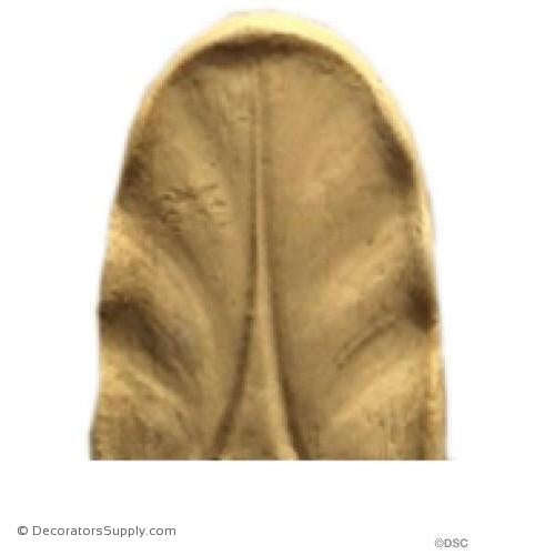 Acanthus-Classic 1 3/8H X 1 1/8W - 1/8Relief-ornaments-furniture-woodwork-Decorators Supply