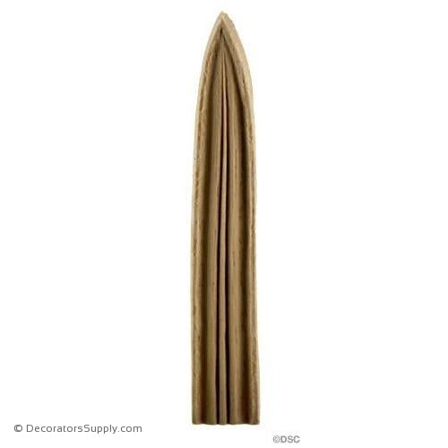 Palm Leaf-Greek 4 1/2H X 3/4W - 1/4Relief-ornaments-furniture-woodwork-Decorators Supply