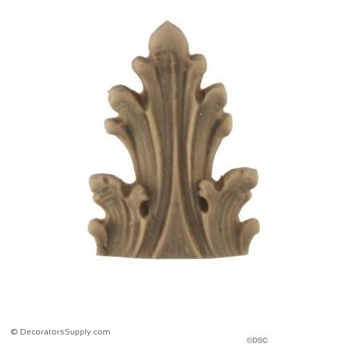 Acanthus-Ital. Ren. 1/2H X 3/8W - 1/16-1/32Relief-ornaments-furniture-woodwork-Decorators Supply