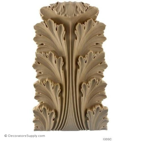 Acanthus-Roman 12H X 7 3/4W - 2 1/8-7/8Relief-ornaments-furniture-woodwork-Decorators Supply