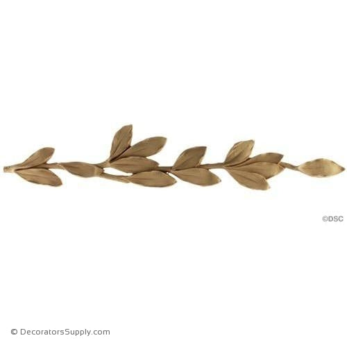 Floral-French 3 1/2H X 18W - 5/16Relief-ornaments-furniture-woodwork-Decorators Supply