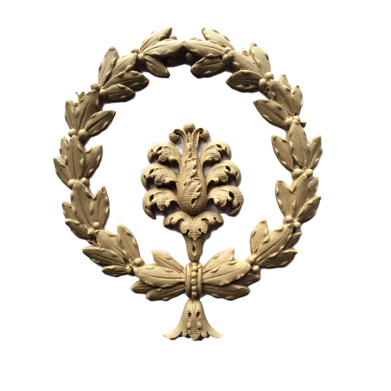 Wreath-Ital. Ren. 8  1/2H X 7  1/2W - 1/2Relief