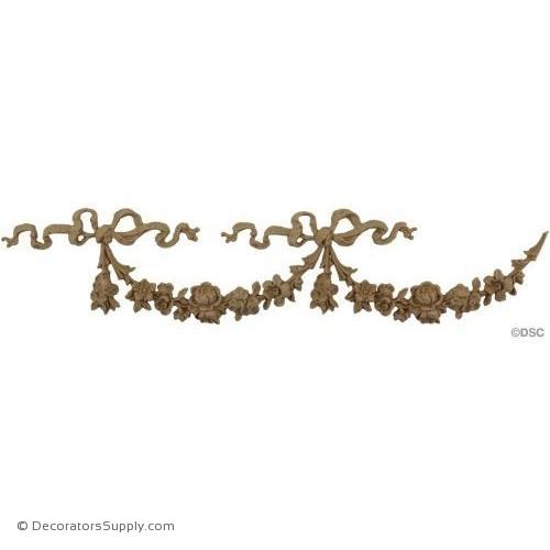 Resin (Exteriors) Swag-Mod. Ren. 3 1/2H X 6W - 3/8Relief