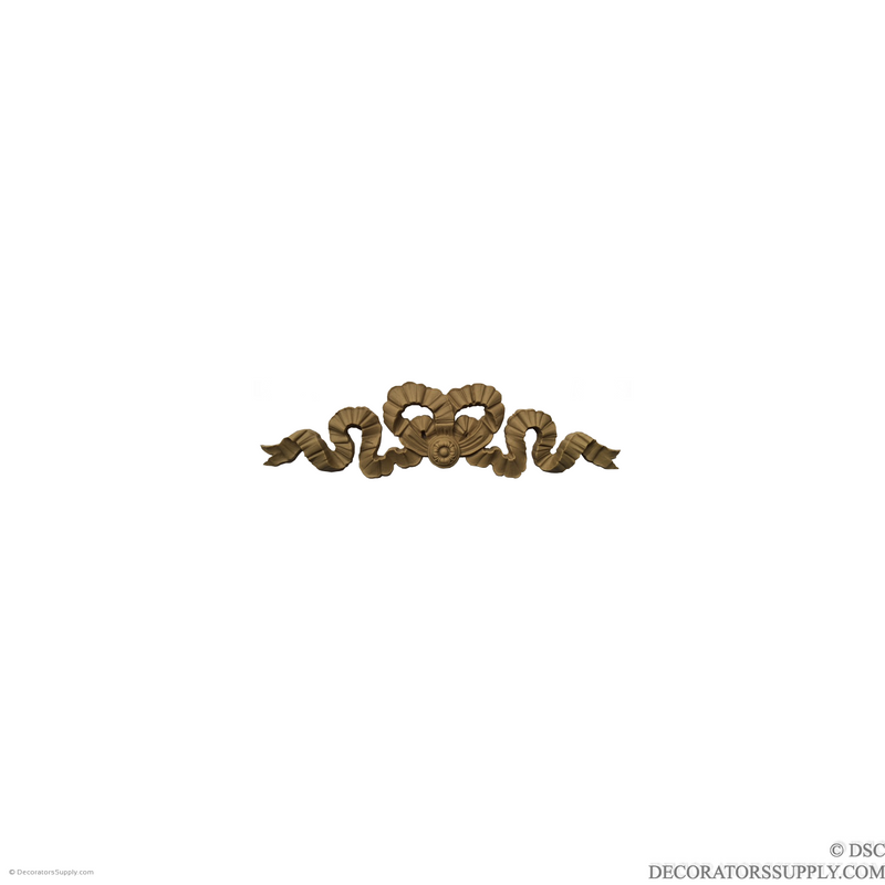 Ribbon - 3 1/2 High 12 3/4 Wide-ornaments-furniture-woodwork-Decorators Supply