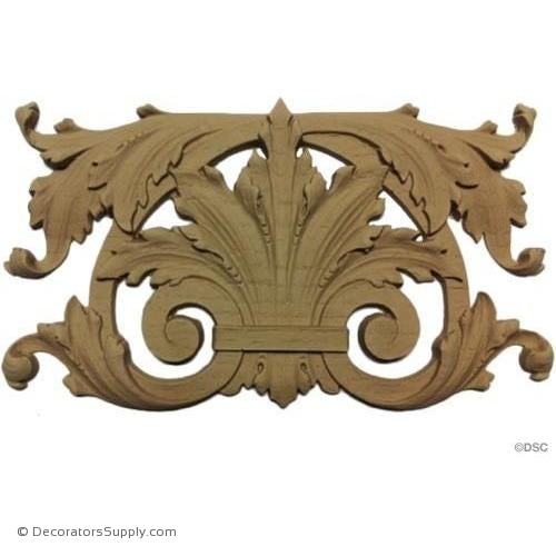 Shell - Ital. Ren. 4 1/2H X 7 3/4W - 3/8Relief-ornaments-furniture-woodwork-Decorators Supply