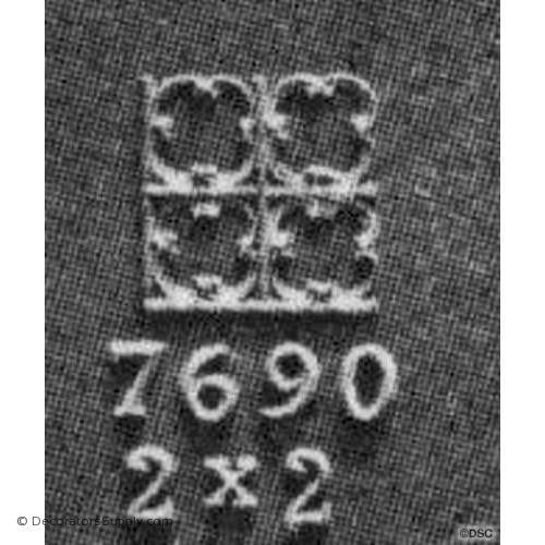 Specialty-Louis XV 2H X 2W - 1/8Relief-ornaments-furniture-woodwork-Decorators Supply