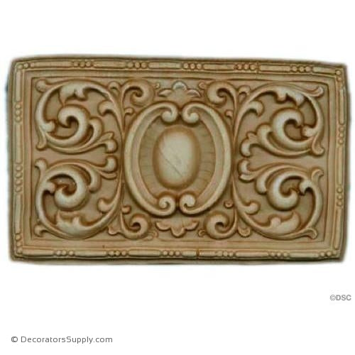 Floral Band - Ren. 2 3/4H X 4 3/4W - 1/4Relief-ornaments-for-woodwork-furniture-Decorators Supply