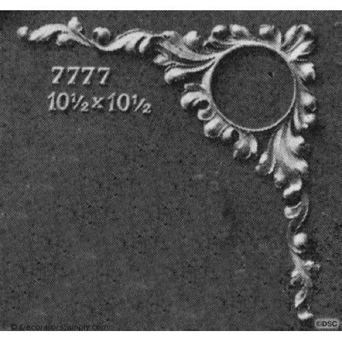 Spandrel - French Ren. 10 1/2H X 10 1/2W - 1/4Relief-appliques-for-woodwork-furniture-Decorators Supply