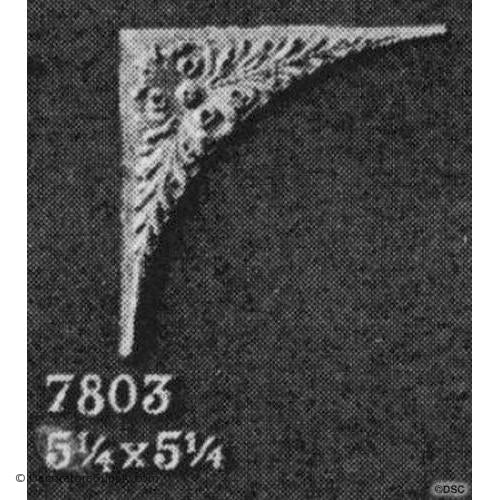 Spandrel - French 5 1/4H X 5 1/4W - 3/16Relief-appliques-for-woodwork-furniture-Decorators Supply