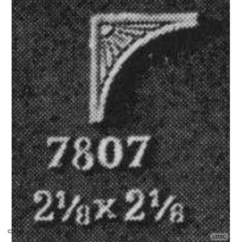 Spandrel - Adams 2 1/8H X 2 1/8W - 1/4Relief-appliques-for-woodwork-furniture-Decorators Supply