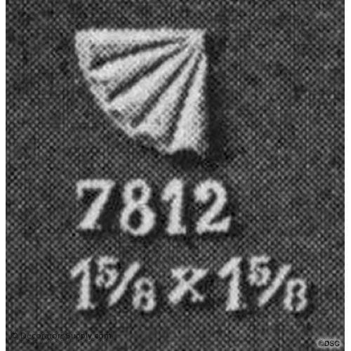 Spandrel - Adams 1 5/8H X 1 5/8W - 3/16Relief-appliques-for-woodwork-furniture-Decorators Supply