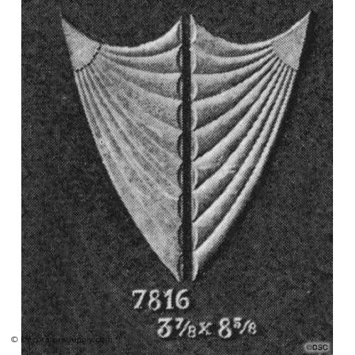 Spandrel - Colonial 8 5/8H X 3 7/8W - 3/16Relief-appliques-for-woodwork-furniture-Decorators Supply