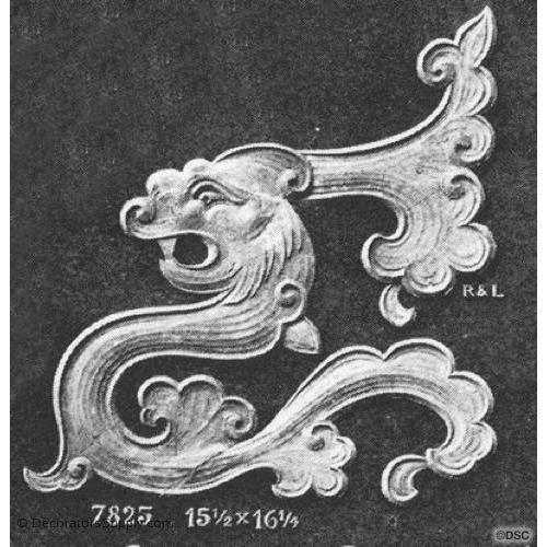 Animal Serpent -Chinese 16 1/4H X 15 1/2W - 3/16Relief-Decorators Supply