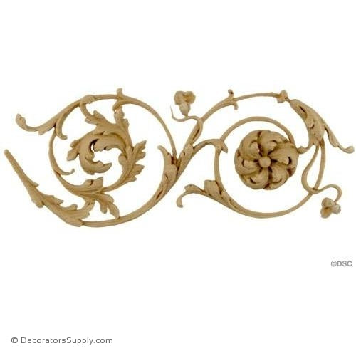 Floral-French Ren. 3H - 3/8Relief-moulding-for-furniture-woodwork-Decorators Supply