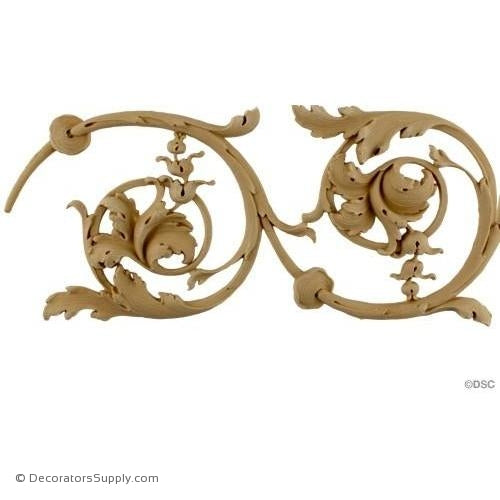 Floral-Ital. Ren. 5H - 7/16Relief-moulding-for-furniture-woodwork-Decorators Supply