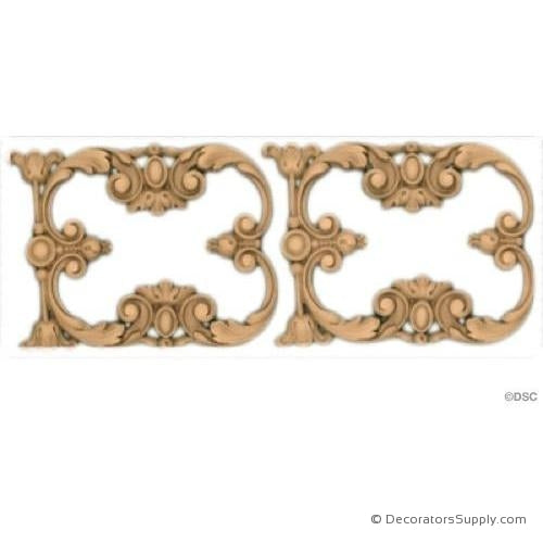 Floral-Ger. Ren 6H - 9/16Relief-moulding-for-furniture-woodwork-Decorators Supply
