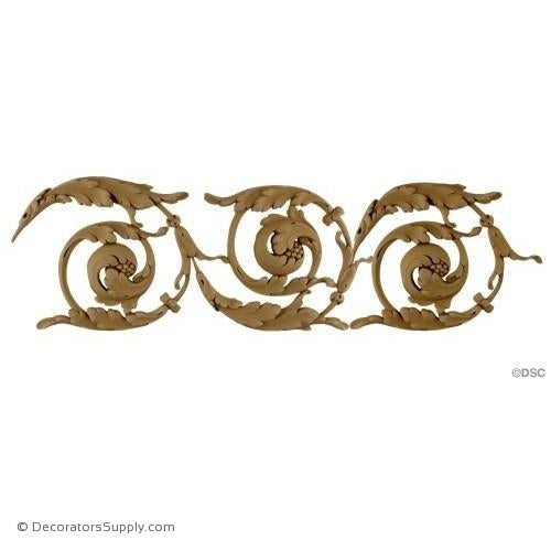 Floral-Louis XVI 6H - 1/2Relief-moulding-for-furniture-woodwork-Decorators Supply