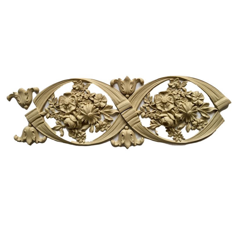 Rose Bouquet Linear-Louis XVI 5  3/4H - 5/8Relief