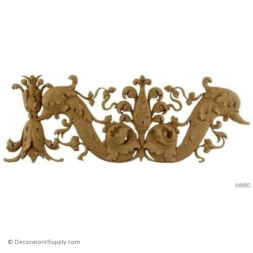 Floral-Ital. Ren. 6 1/2H - 3/4Relief-moulding-for-furniture-woodwork-Decorators Supply