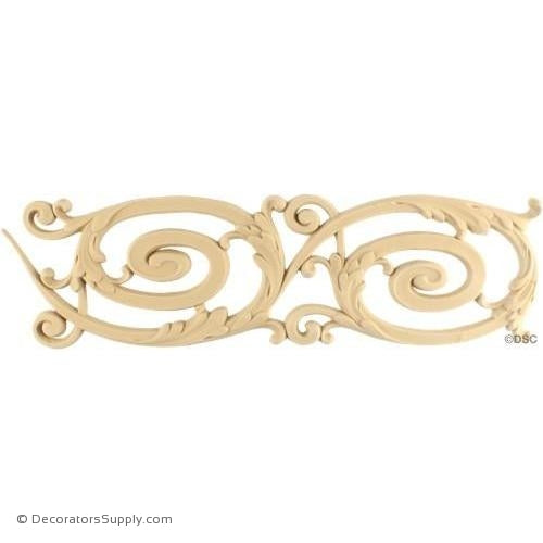 Leaf-Louis XVI 4 1/2H - 3/8Relief-lineal-pattern-for-woodwork-furniture-Decorators Supply