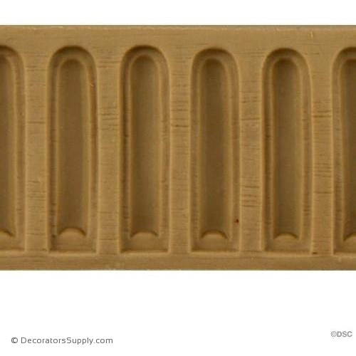 Fluted-Colonial 1 1/4H - 3/16Relief-moulding-for-furniture-woodwork-Decorators Supply