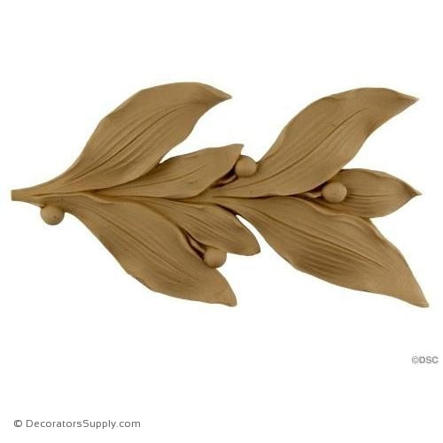Leaf & Berry - Louis XVI 5 1/4H - 1/4Relief-moulding-for-furniture-woodwork-Decorators Supply