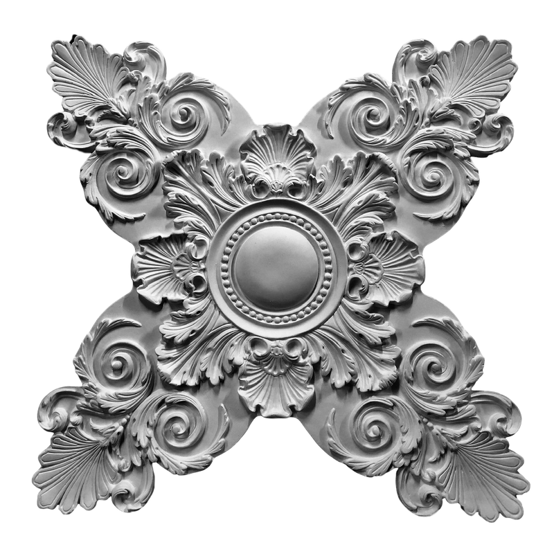 Plaster Medallion 38-1/2" x 38-1/2" x 1-1/2"