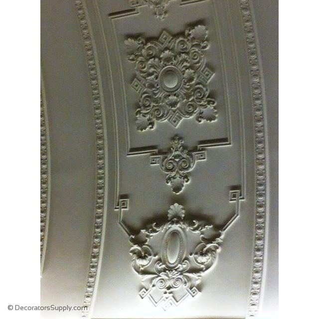 2 Sizes: 72" & 38-1/2" Plaster Centerpiece Louis XIV