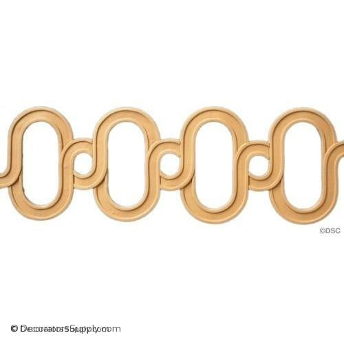 Chain Link - Louis XVI 6 1/4H - 3/16Relief-moulding-for-furniture-woodwork-Decorators Supply
