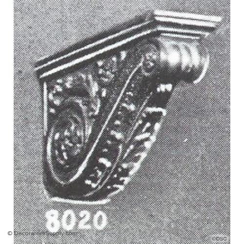 Plaster Corbel-Renaissance-2 1/2"W x 7"Proj x 4 1/4"Drop-varied-sizes-Decorators Supply