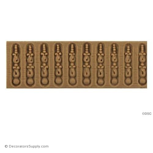 Fluted-Louis XVI 7/8H - 1/16Relief-moulding-for-furniture-woodwork-Decorators Supply