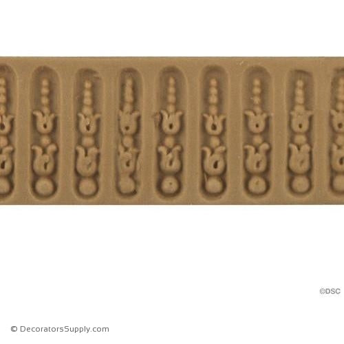 Fluted-Louis XVI 1H - 1/16Relief-moulding-for-furniture-woodwork-Decorators Supply