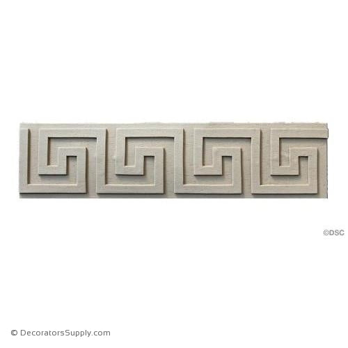 Greek Key-Classic 3H - 3/16Relief-moulding-for-woodwork-furniture-Decorators Supply