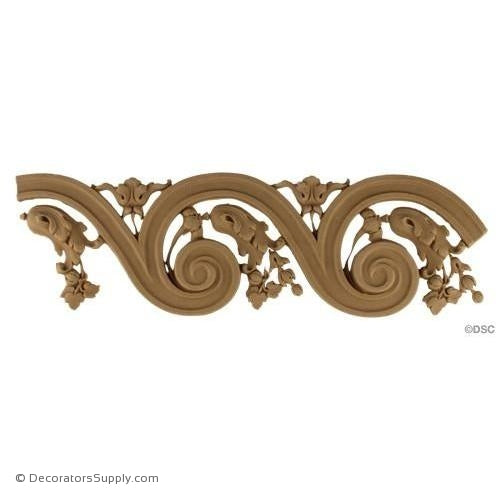 Vitruvian Wave-Louis XVI 4H - 1/4Relief-moulding-for-furniture-woodwork-Decorators Supply