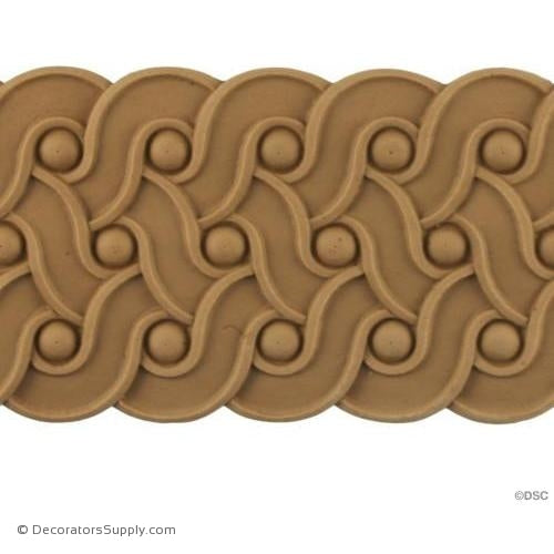 Knot Linear - Greek 3 1/4H - 3/16Relief-moulding-for-woodwork-furniture-Decorators Supply
