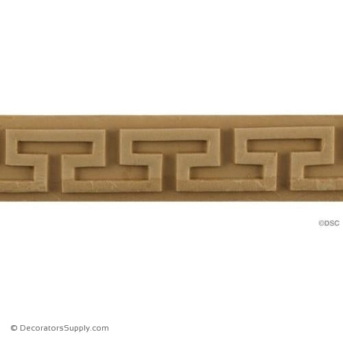 Greek Key-Greek 1 1/4H - 3/16Relief-moulding-for-woodwork-furniture-Decorators Supply