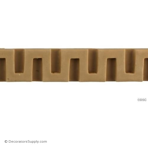 Greek Key-Greek 1 1/8H - 5/16Relief-moulding-for-woodwork-furniture-Decorators Supply