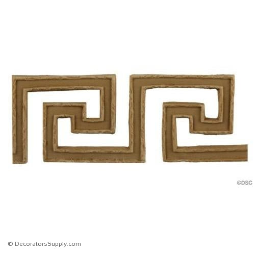 Greek Key-Greek 1 11/16H - 3/16Relief-moulding-for-woodwork-furniture-Decorators Supply