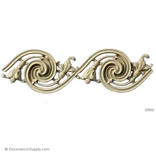 Vitruvian Wave - Louis XVI 2 5/8H - 1/4Relief-moulding-for-furniture-woodwork-Decorators Supply
