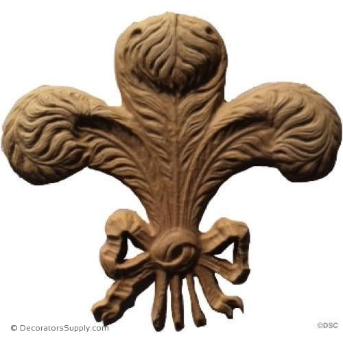 Wheat - 2 1/2" High x 2 3/4" Wide-ornaments-furniture-woodwork-Decorators Supply