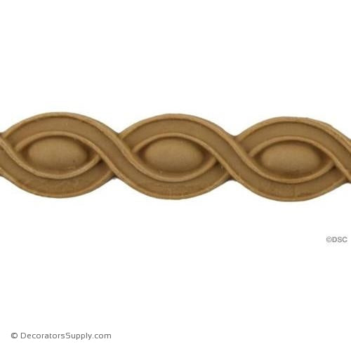 Linear - Louis XVI 3/4H - 1/8Relief-moulding-for-furniture-woodwork-Decorators Supply