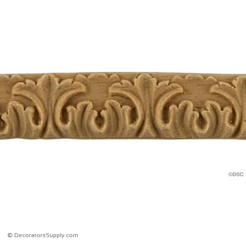 Linear - Ren. 7/16H - 1/16Relief-woodwork-furniture-lineal-ornament-Decorators Supply