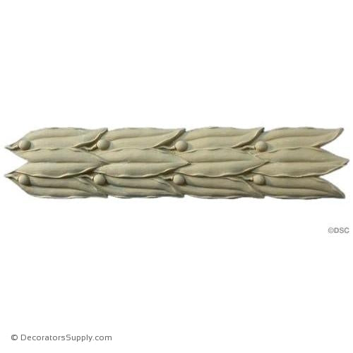 Laurel Lineal-Empire 3 3/8H - 3/4Relief-moulding-for-woodwork-furniture-Decorators Supply